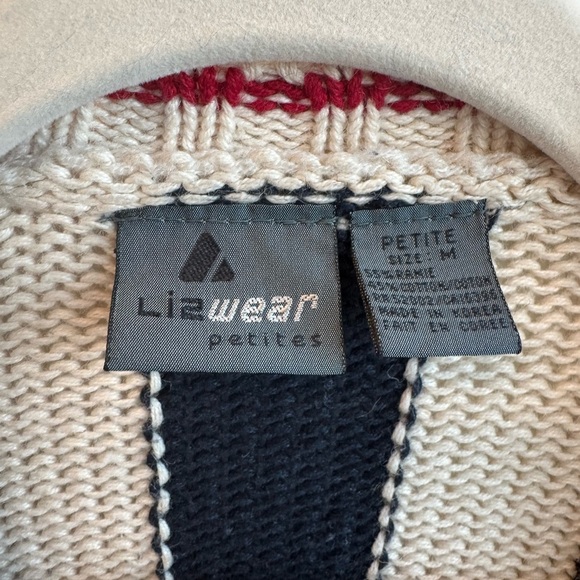 Vintage Striped V-Neck Cardigan Sweater - Picture 2 of 6